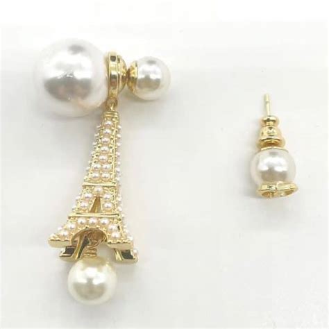 dior eiffel tower earrings